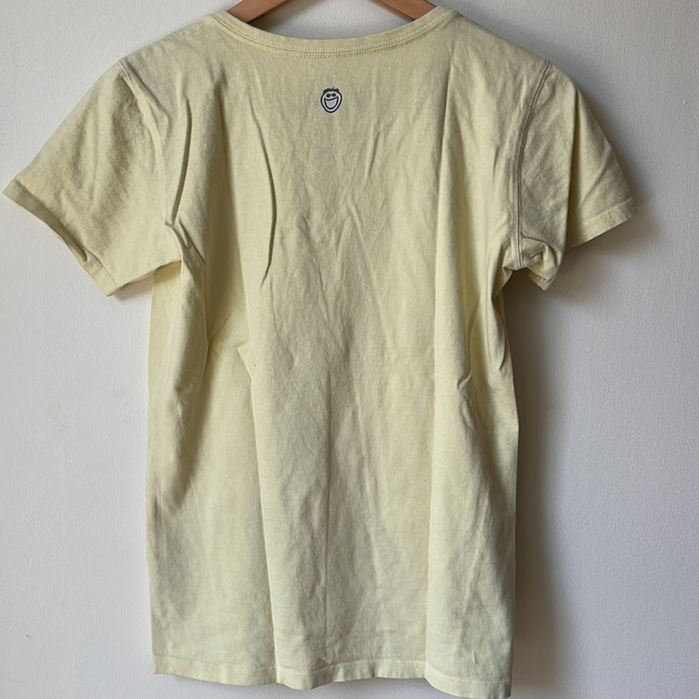 Yellow Life is Good v-neck t-shirt - Picture 4 of 10